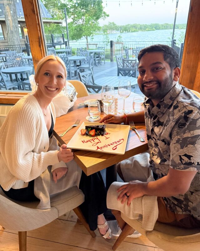 Celebrating one year of being married to my best friend! 💍💕 So fun to be back at Lake Lawn for the weekend! 🌊