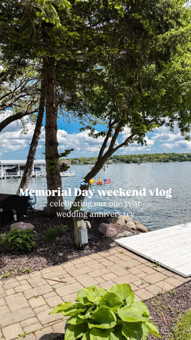 Memorial Day weekend vlog celebrating our one year wedding anniversary! 🌊⛵️☀️🇺🇸 So fun to be back and re-live all our wedding memories in Lake Geneva & Delavan, WI!

#akegeneva #lakegenevawisconsin #midwestsummer #lakelife #lakeliving #lakelawnresort #lakegenevawi #wisconsinsummer #wisummer #summervlog #upnorth #summeraesthetic #wisconsinlife